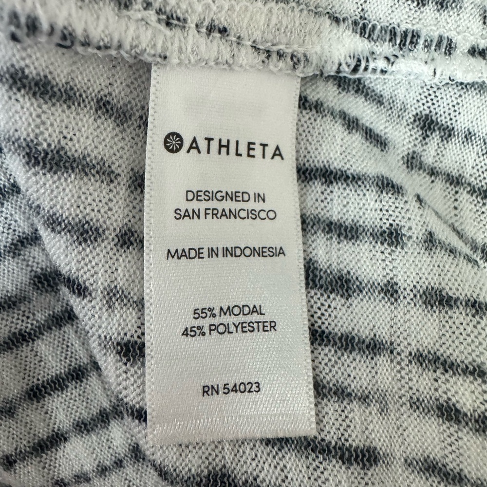 Athleta Small Striped Athletic Tank Top - Picture 4 of 7